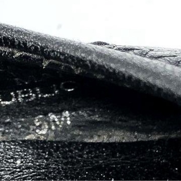 Tory Burch Leather Ballet Flats  Shiny Logo Emblem 5M - Picture 6 of 7